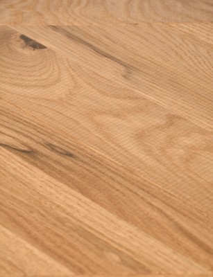 Industrialny Stół Indus Naturalny Dąb, Ciemny Grafit 125cm 15