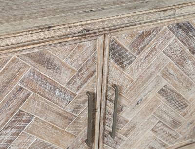 Komoda Avola Naturalne Jasne Drewno 101cm 5