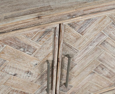 Komoda Avola Naturalne Jasne Drewno 101cm 6