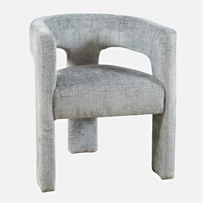 Krzesło Tapicerowane Leith Jasnoniebieske 62cm 7