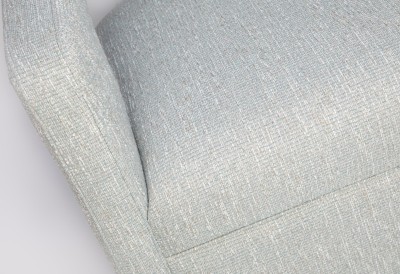 Fotel Obrotowy Tapicerowany Leith Jasnoszary 74cm 6