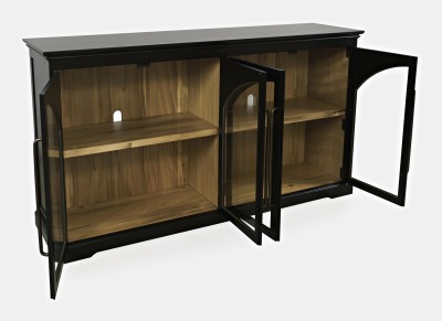 Komoda Avola Czarna 165cm 4