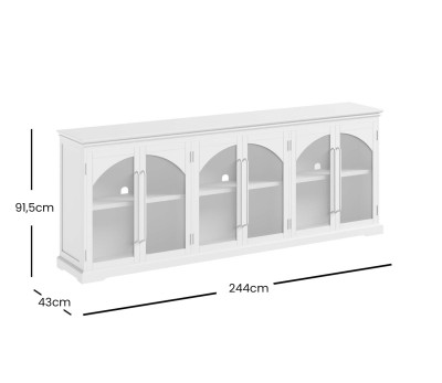 Komoda Avola Biała 244cm 11
