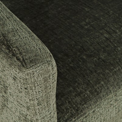 Nowoczesne Krzesło Tapicerowane Leith Oliwkowe 62cm 7