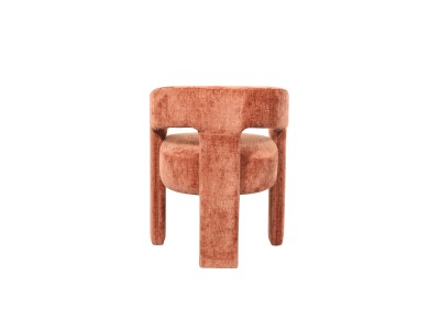Loftowe Krzesło Tapicerowane Leith Siena Palona 62cm 6