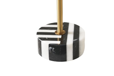 Minimalistyczny Stolik Modig Złoty, Czarno-Biały 35cm 5