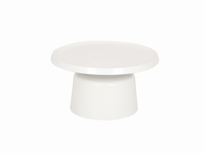 Minimalistyczny Zestaw Stolików Kawowych Modig Biały, Czarny 73/49cm 5