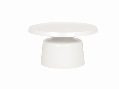 Minimalistyczny Zestaw Stolików Kawowych Modig Biały, Czarny 73/49cm 6