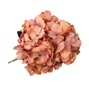 Bukiet Hortensji Jesienny Krem i Pomarańcz Wys. 48cm