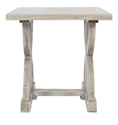 Stolik Pomocniczy Avola Dąb Bielony 61x61x61cm 2