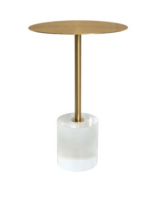 Minimalistyczny Stolik Modig Złoty 35cm 2