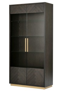 Nowoczesna Witryna Seville Czarna 100cm