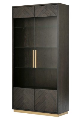 Nowoczesna Witryna Seville Czarna 100cm 2