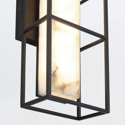 Średni Kinkiet Blakley Matowy Czarny 12