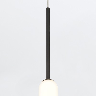 Nowojorska Lampa Wisząca Cumberland Matowa Czerń 3