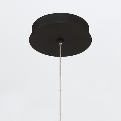 Nowojorska Lampa Wisząca Cumberland Matowa Czerń 4