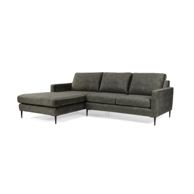 Narożnik Dalarna w Stylu Skandynawskim 245x180-94x86cm - Opcje Wyboru Tkaniny 6