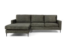 Narożnik Dalarna w Stylu Skandynawskim 245x180-94x86cm - Opcje Wyboru Tkaniny