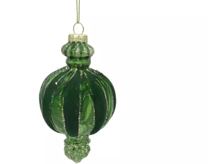 Zawieszka Choinkowa Ornament  Dark Green - set 4 szt