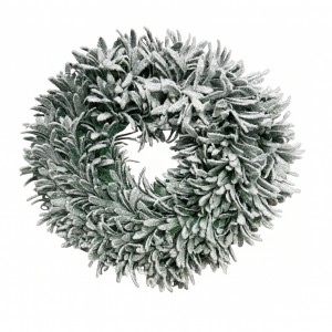 Wianek Świąteczny Ośnieżony  Śr. 40cm
