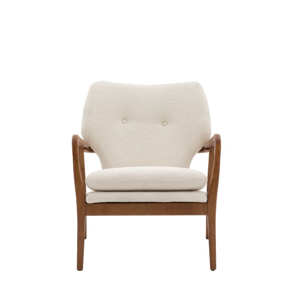 Fotel Drewniany Jensen 73x74x85cm