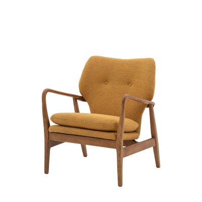 Klasyczny Fotel Dębowy Jensen 73x74x85cm 7