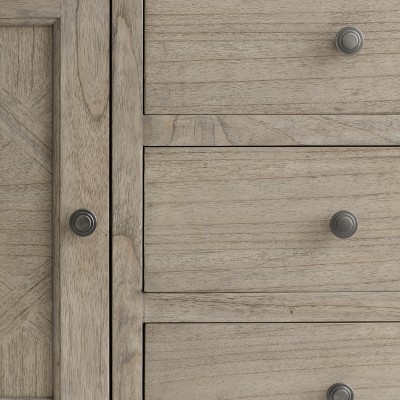 Kolonialna Komoda Mustique Szara 160x48x80cm 11