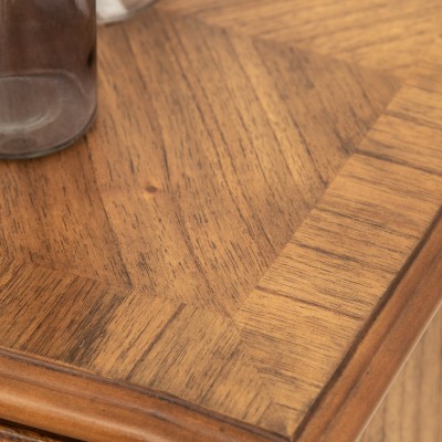 Komoda Drewniana Highgrove Brązowa 100x48x95cm 7