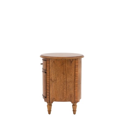Klasyczny Stolik Pomocniczy Highgrove Brązowy 45x45x58cm 7
