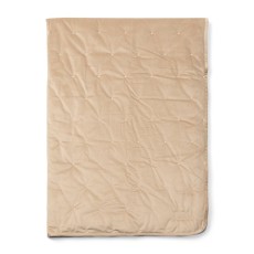 Pled Beżowy Marthon Velvet Throw 180x130cm Riviera Maison