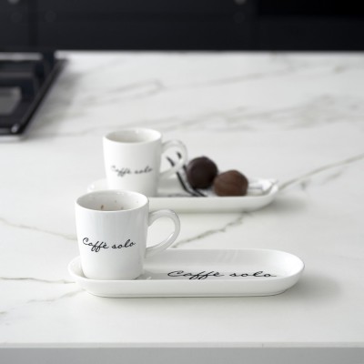 Kubek z Podstawkiem RM Caffee Solo Riviera Maison 2