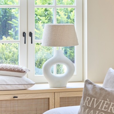 Lniany Abażur Chelan 45x25cm Riviera Maison 4