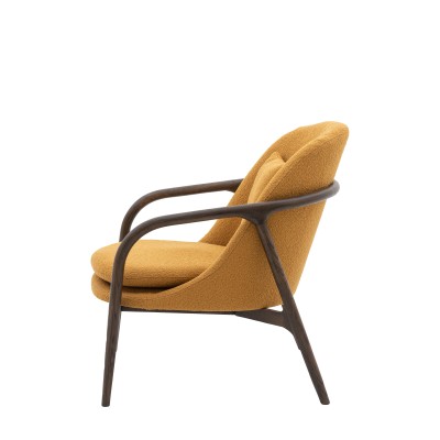Stylowy Fotel Dębowy Taupe 68x84x83cm 12