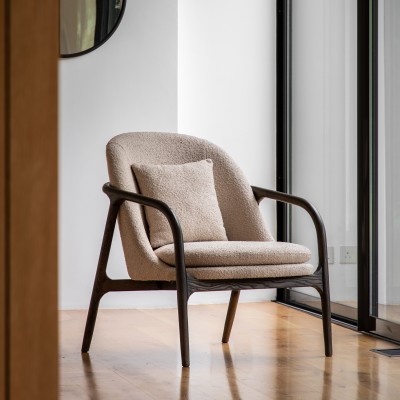 Fotel Alegra Taupe 64x84x83cm 9