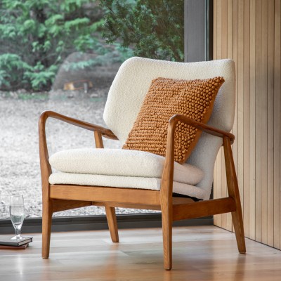 Fotel Drewniany Jensen 73x74x85cm 10