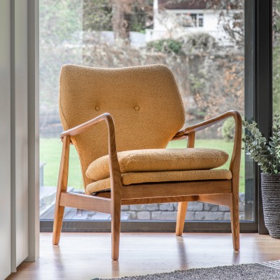 Klasyczny Fotel Dębowy Jensen 73x74x85cm 9