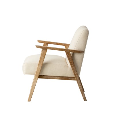 Klasyczny Fotel Drewniany Neyland 61x73x82cm 5