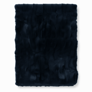 Pled  Granatowy Futerko Elias Faux 180x130 Riviera Maison