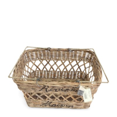 Praktyczny Rattanowy Koszyk Riviera Maison 4