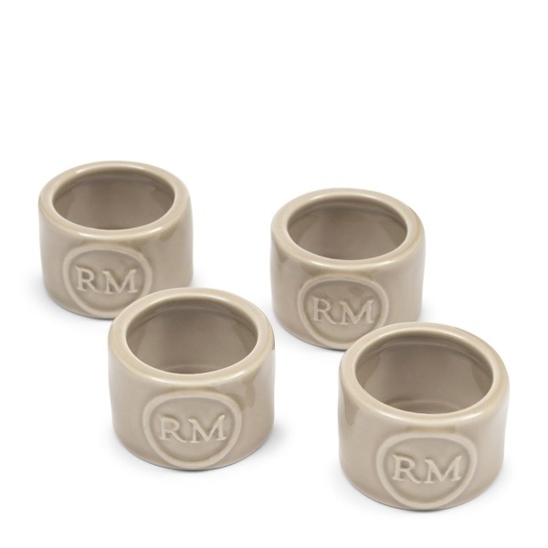 Zestaw Obrączek na Serwetki Portofino Flax Riviera Maison 4szt