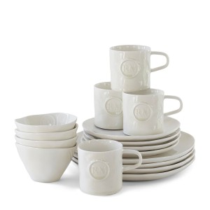 Zestaw Porcelany Portofino Biały Riviera Maison