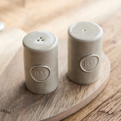 Zestaw Solniczka i Pieprzniczka Riviera Maison Portofino Flax Beżowy 3