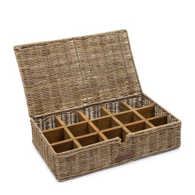 Pudełko na Herbatę Riviera Maison Rustic Rattan Tea Time 3