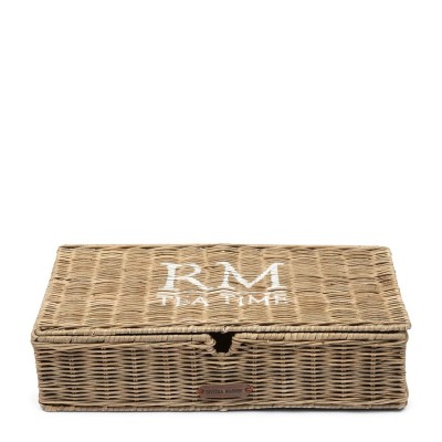 Pudełko na Herbatę Riviera Maison Rustic Rattan Tea Time 2