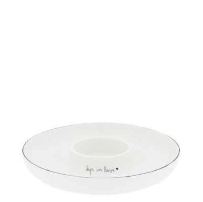 Bowl Tapas 'dip in love' White 19 cm 3