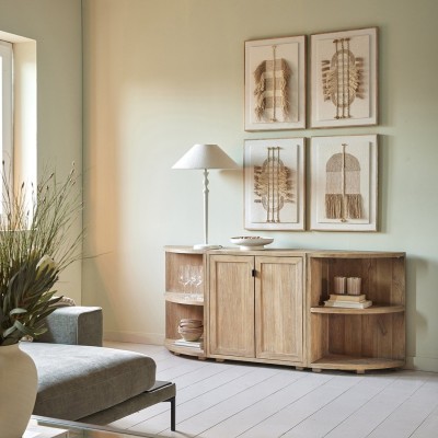 Abażur Cone Bouclé Biały Riviera Maison 4