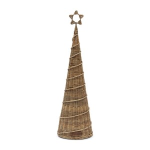 Dekoracja Rattanowa Choinka  Rustic Tree Swirl Riviera Maison