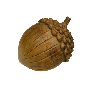 Dekoracja Żołądź  Stojący Brązowy Dł. 17cm
