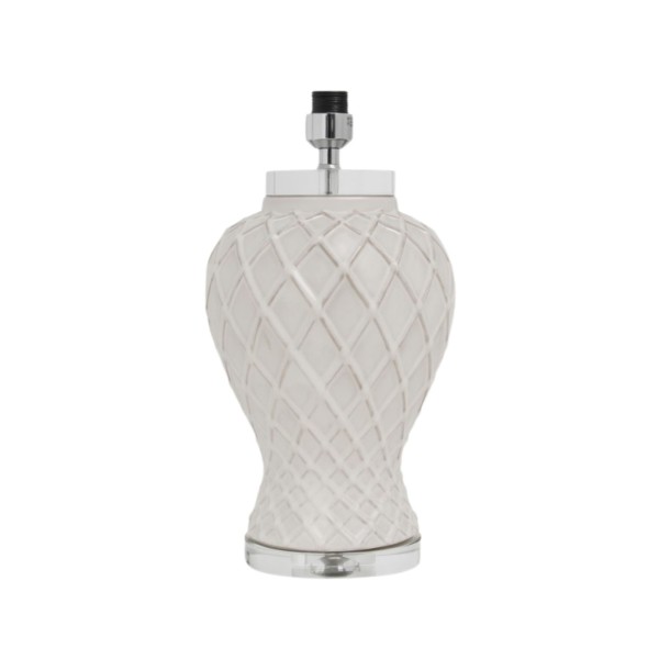 Podstawa Lampy Stołowej Quinn Biała Wys. 53cm