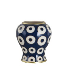 Wazon Arte Biało-Granatowy Wys. 25cm